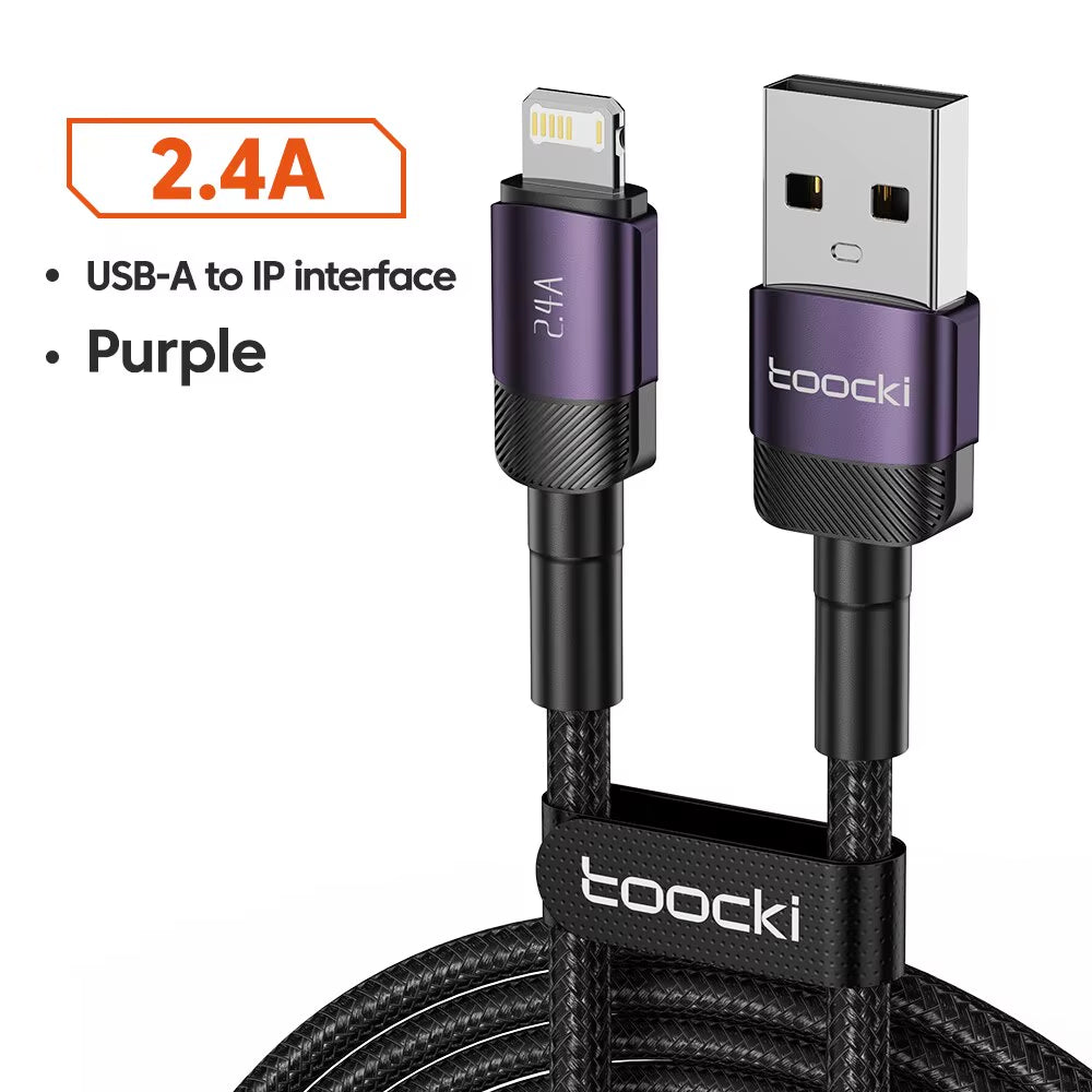 USB Type C Cable Fast Charging USB C Charger Cord for Iphone 15 14 13 12 11 Huawei P40 P30 Realme Oppo Oneplus Power Bank