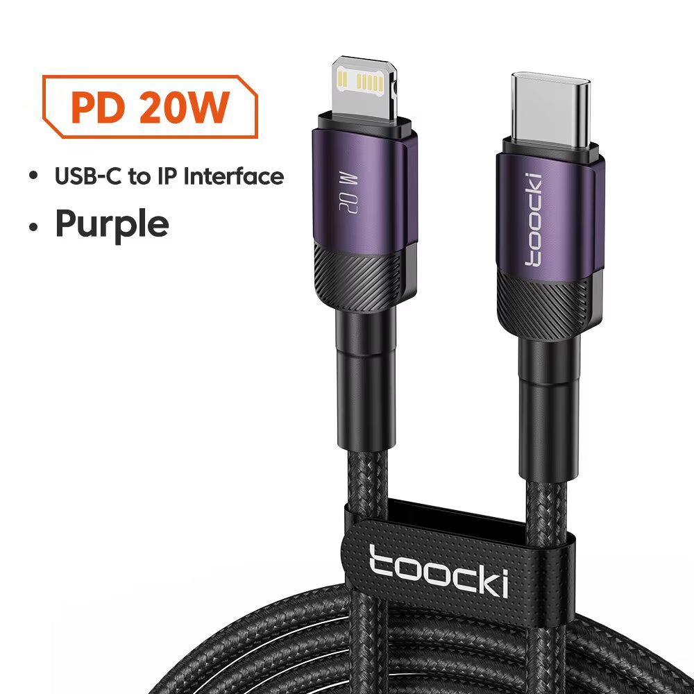 USB Type C Cable Fast Charging USB C Charger Cord for Iphone 15 14 13 12 11 Huawei P40 P30 Realme Oppo Oneplus Power Bank