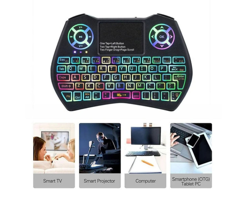 Mini Wireless Keyboard Flying Mouse Keyboard Supports Multi-Language Keyboard