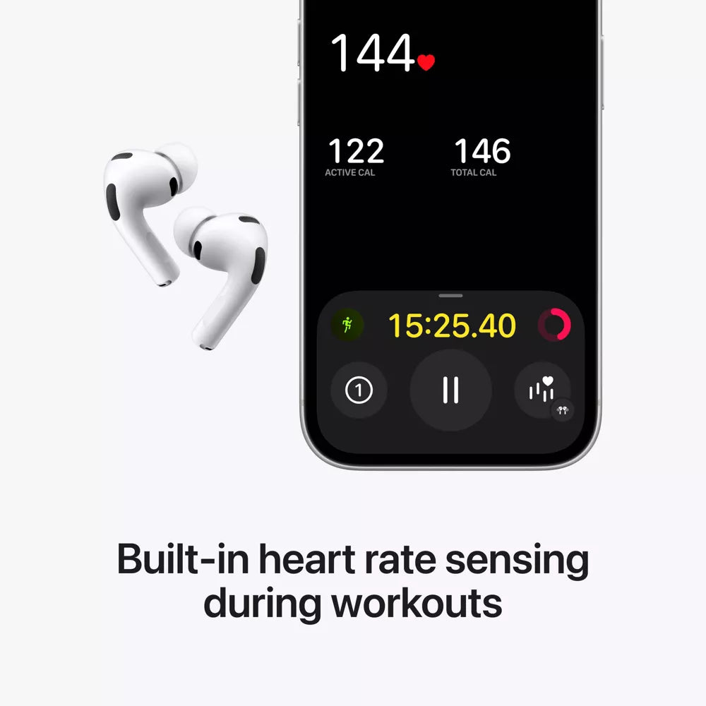 Aipods Pro 3 Wireless Earbuds with Charging Case – White